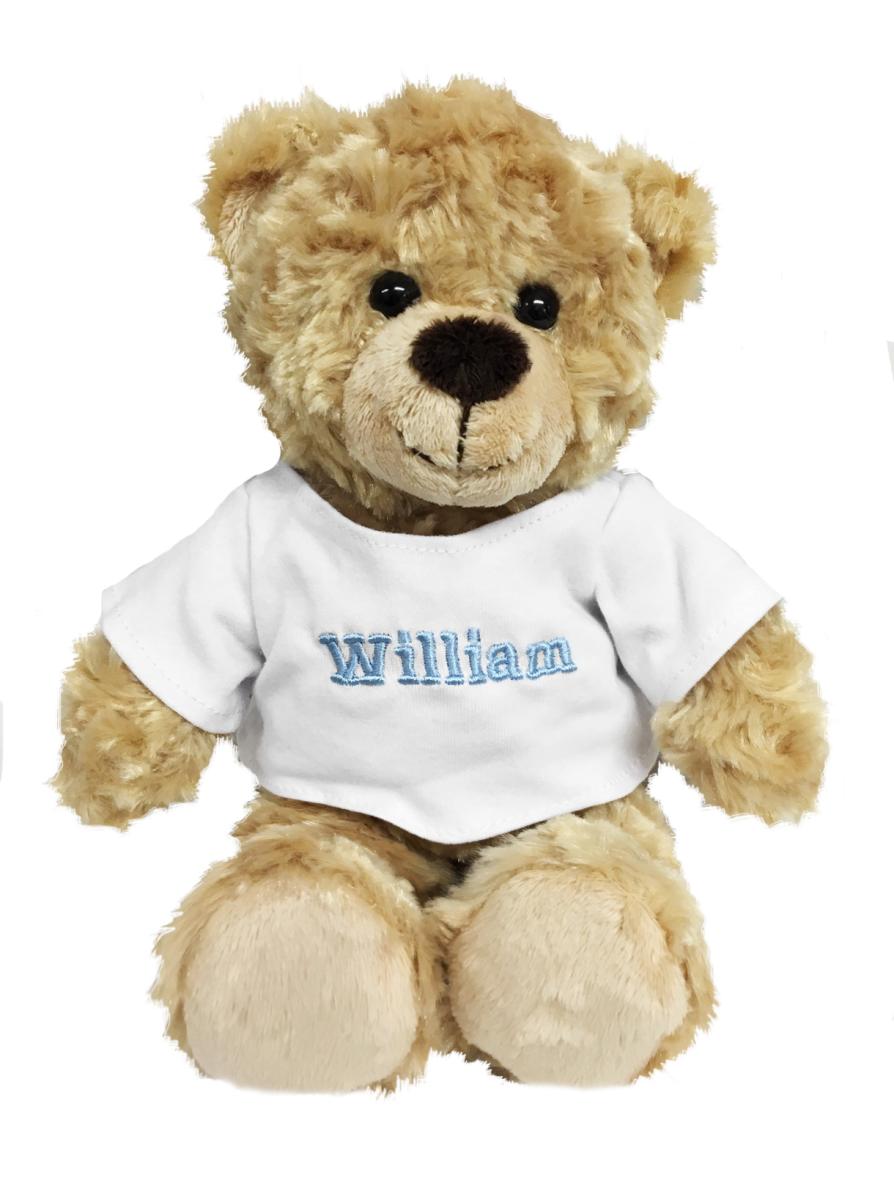 Teddy Namnnalle, ljusbrun kan broderas med namn och datum