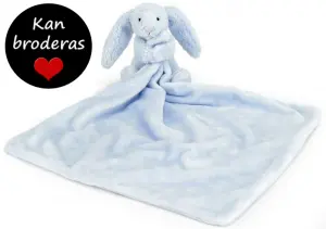 Bashful Kanin Snuttefilt, blå - Jellycat | Doppresenter.se