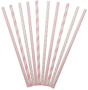 Sugr&ouml;r i papper rosa mix, 24p | Doppresenter.se