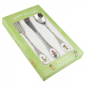 Bestickset, Pettson och Findus, 3 delar, Doppresenter.se