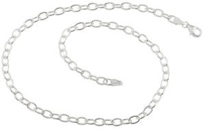 Silverhalsband för barn 42cm | Doppresenter.se