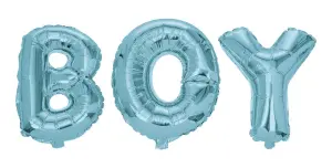 Folieballonger BOY bl&aring; | Doppresenter.se