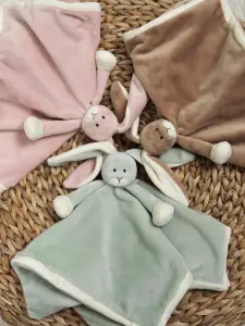 Diinglisar Snuttefilt Special Edition kanin - Teddykompaniet (Lindblomsgrön)