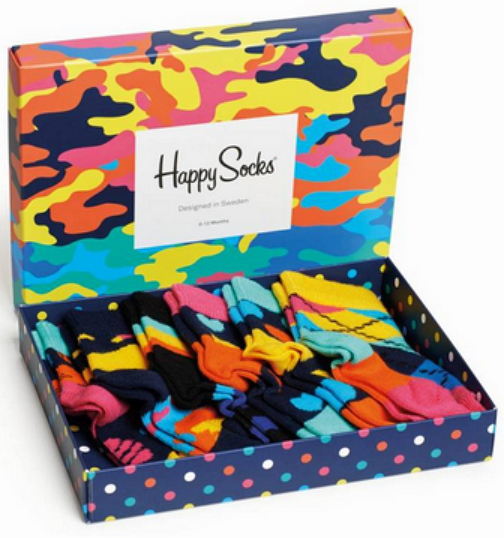 Presentset Sockar baby 6-par - Happy Socks | Doppresenter.se