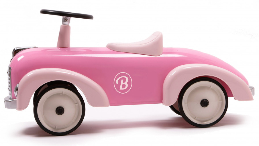 Gåbil i retromodell, rosa