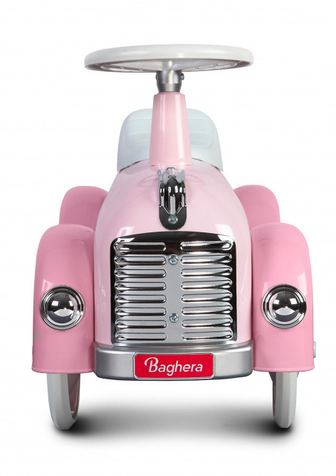 Gåbil i retromodell, rosa