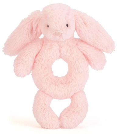 Bashful Kanin Skallra, rosa - Jellycat | Doppresenter.se