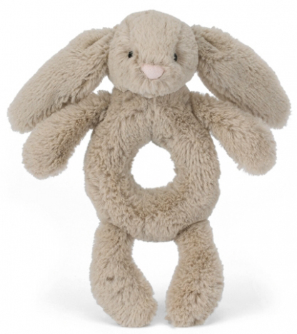 Bashful Kanin skallra, beige - Jellycat | Doppresenter.se