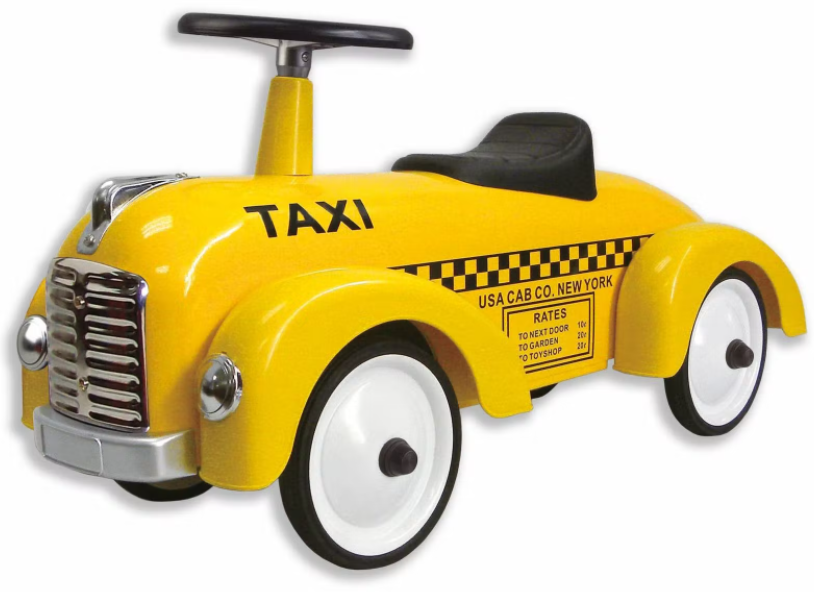 En bra doppresent till en pojke är en taxi