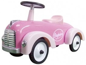 Gåbil i retromodell, rosa