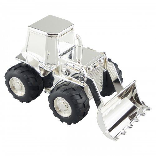 Sparbössa, traktor med frontlastare