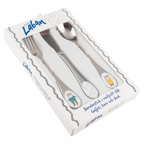 Bestickset, Spöket Laban, 3 delar, Doppresenter.se