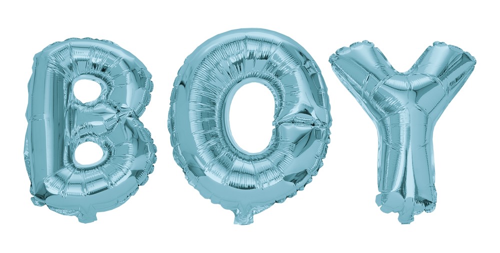 Folieballonger BOY blå | Doppresenter.se