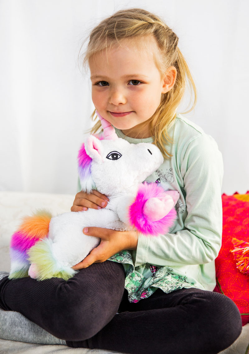Habibi Plush Värmenalle Enhörningen Rainbow - Habibi Plush