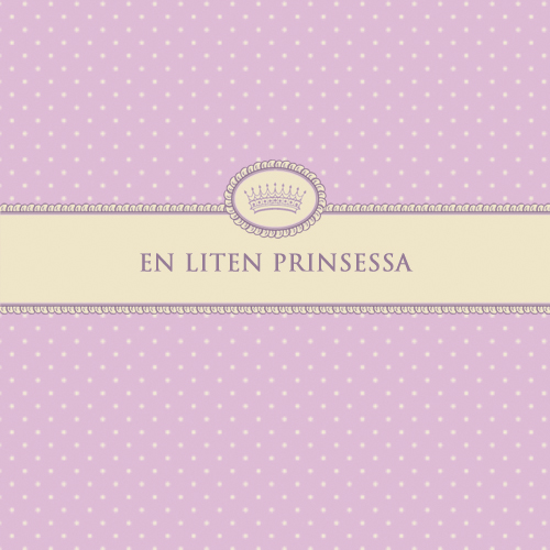 Kort ""En liten prinsessa""