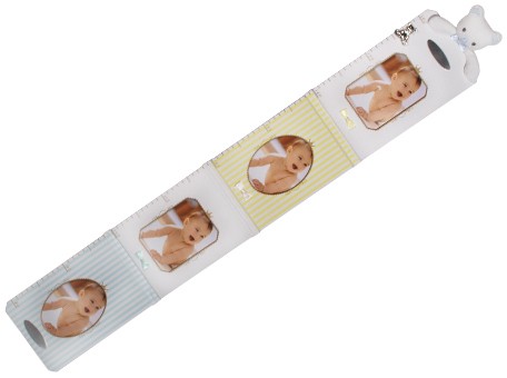 Mätsticka (måttband) Mjukisdjur Nalle, blå