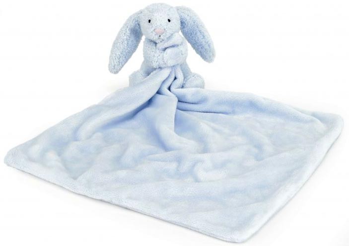 Bashful Kanin Snuttefilt, blå - Jellycat | Doppresenter.se