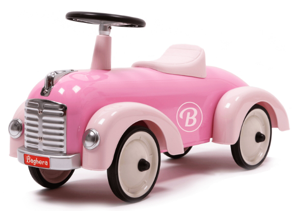 Gåbil i retromodell, rosa